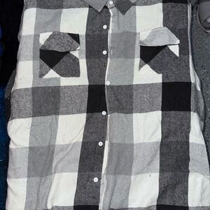 SHEIN Monochrome Plaid Men's Shirt